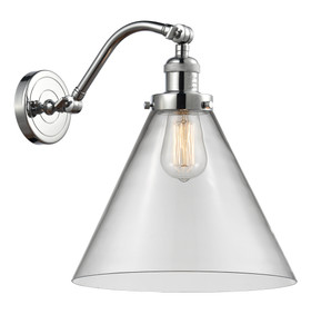 Cone - 1 Light - 12 inch - Polished Chrome - Sconce (515-1W-PC-G42-L-LED)