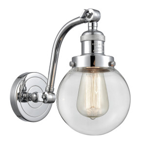 Beacon - 1 Light - 6 inch - Polished Chrome - Sconce (515-1W-PC-G202-6)