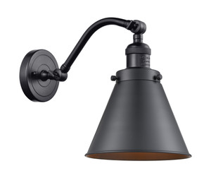 Appalachian - 1 Light - 8 inch - Matte Black - Sconce (515-1W-BK-M13-BK-LED)