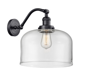 Bell - 1 Light - 12 inch - Matte Black - Sconce (515-1W-BK-G72-L)