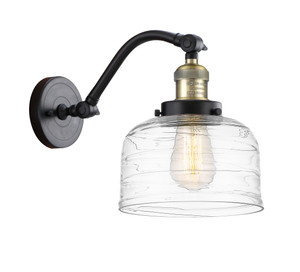 Bell - 1 Light - 8 inch - Black Antique Brass - Sconce (515-1W-BAB-G713-LED)