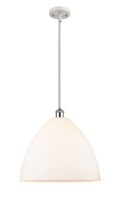 Bristol - 1 Light - 16 inch - White Polished Chrome - Pendant (516-1S-WPC-GBD-161)
