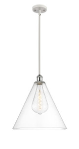 Berkshire - 1 Light - 16 inch - White Polished Chrome - Pendant (516-1S-WPC-GBC-162)
