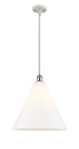 Berkshire - 1 Light - 16 inch - White Polished Chrome - Pendant (516-1S-WPC-GBC-161)