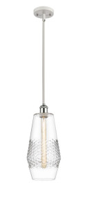 Windham - 1 Light - 7 inch - White Polished Chrome - Mini Pendant (516-1S-WPC-G682-7-LED)