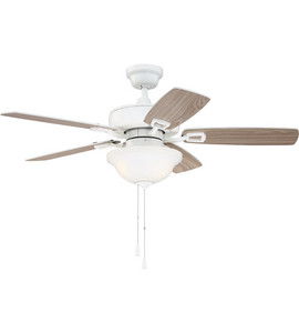 42" Twist N Click Ceiling Fan in White (TCE42W5C1)