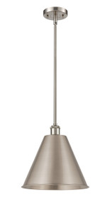 Berkshire - 1 Light - 12 inch - Brushed Satin Nickel - Pendant (516-1S-SN-MBC-12-SN-LED)
