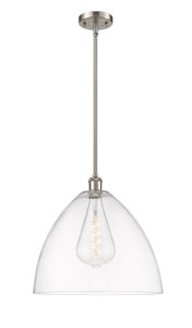 Bristol - 1 Light - 16 inch - Brushed Satin Nickel - Pendant (516-1S-SN-GBD-162-LED)