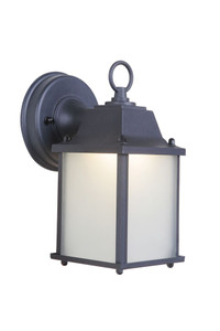 Coach Lights Cast 1 Light Small LED Outdoor Wall Lantern in Textured Black (Z192-TB-LED)