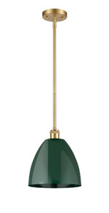 Plymouth - 1 Light - 9 inch - Satin Gold - Pendant (516-1S-SG-MBD-9-GR-LED)