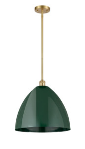 Plymouth - 1 Light - 16 inch - Satin Gold - Pendant (516-1S-SG-MBD-16-GR-LED)