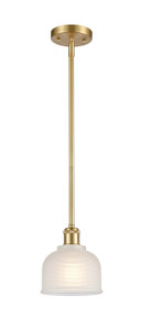 Dayton - 1 Light - 6 inch - Satin Gold - Mini Pendant (516-1S-SG-G411)