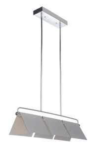 Tente 3 Light Led Island In Chrome (49573-CH-LED)