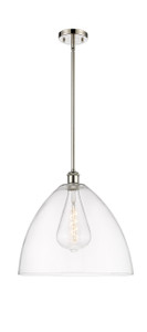 Bristol - 1 Light - 16 inch - Polished Nickel - Pendant (516-1S-PN-GBD-162-LED)