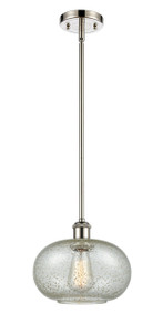Gorham - 1 Light - 10 inch - Polished Nickel - Mini Pendant (516-1S-PN-G249-LED)