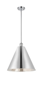 Berkshire - 1 Light - 16 inch - Polished Chrome - Pendant (516-1S-PC-MBC-16-PC)