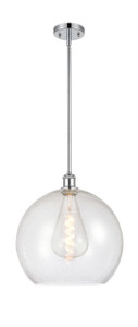 Athens - 1 Light - 14 inch - Polished Chrome - Pendant (516-1S-PC-G124-14-LED)