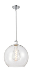 Athens - 1 Light - 14 inch - Polished Chrome - Pendant (516-1S-PC-G122-14)