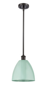 Plymouth - 1 Light - 9 inch - Oil Rubbed Bronze - Pendant (516-1S-OB-MBD-9-SF-LED)