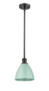 Plymouth - 1 Light - 8 inch - Oil Rubbed Bronze - Pendant (516-1S-OB-MBD-75-SF-LED)