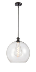 Athens - 1 Light - 14 inch - Oil Rubbed Bronze - Pendant (516-1S-OB-G122-14-LED)
