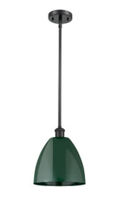 Plymouth - 1 Light - 9 inch - Matte Black - Pendant (516-1S-BK-MBD-9-GR-LED)