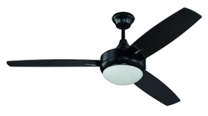 52" Targas Ceiling Fan in Gloss Black (TG52GBK3-UCI)
