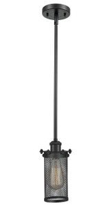 Bleecker - 1 Light - 4 inch - Matte Black - Mini Pendant (516-1S-BK-CE219-LED)