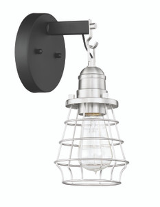 Bolden 1 Light Vanity in Flat Black (50501-FB) Bolden 1 Light Vanity in Flat Black (50501-FB)