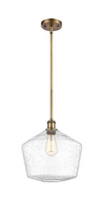 Cindyrella - 1 Light - 12 inch - Brushed Brass - Mini Pendant (516-1S-BB-G654-12)