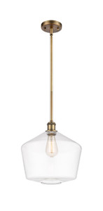 Cindyrella - 1 Light - 12 inch - Brushed Brass - Mini Pendant (516-1S-BB-G652-12)