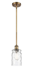 Candor - 1 Light - 5 inch - Brushed Brass - Mini Pendant (516-1S-BB-G352-LED)