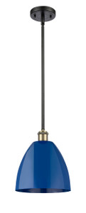 Plymouth - 1 Light - 9 inch - Black Antique Brass - Pendant (516-1S-BAB-MBD-9-BL)