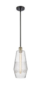 Windham - 1 Light - 7 inch - Black Antique Brass - Mini Pendant (516-1S-BAB-G684-7-LED)