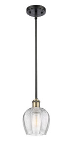 Norfolk - 1 Light - 6 inch - Black Antique Brass - Mini Pendant (516-1S-BAB-G462-6)