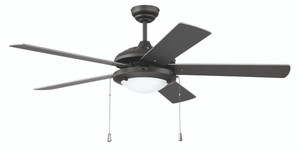 Nikia 52" 5-Blade Ceiling Fan in Espresso w/ Espresso/Walnut Blades; Integrated Light Kit (NIK52ESP5) Nikia 52" 5-Blade Ceiling Fan in Espresso w/ Espresso/Walnut Blades; Integrated Light Kit (NIK52ESP5)