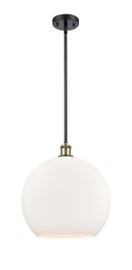 Athens - 1 Light - 14 inch - Black Antique Brass - Pendant (516-1S-BAB-G121-14-LED)