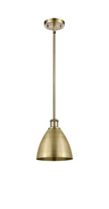 Bristol - 1 Light - 8 inch - Antique Brass - Pendant (516-1S-AB-MBD-75-AB-LED)