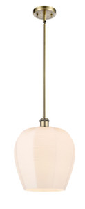Norfolk - 1 Light - 12 inch - Antique Brass - Mini Pendant (516-1S-AB-G461-12)