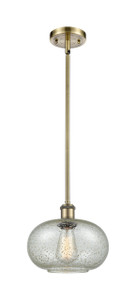 Gorham - 1 Light - 10 inch - Antique Brass - Mini Pendant (516-1S-AB-G249-LED)