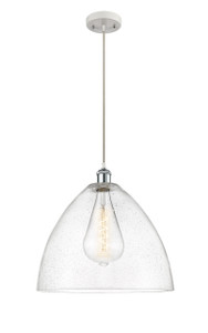 Bristol - 1 Light - 16 inch - White Polished Chrome - Cord hung - Pendant (516-1P-WPC-GBD-164-LED)