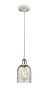 Caledonia - 1 Light - 5 inch - White Polished Chrome - Cord hung - Mini Pendant (516-1P-WPC-G259-LED)