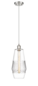 Windham - 1 Light - 7 inch - Brushed Satin Nickel - Cord hung - Mini Pendant (516-1P-SN-G682-7-LED)