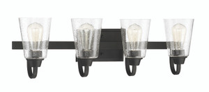 Grace 4 Light Vanity in Brushed Polished Nickel (Clear Seeded Glass) (41904-BNK-CS) Grace 4 Light Vanity in Brushed Polished Nickel (Clear Seeded Glass) (41904-BNK-CS)
