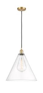 Berkshire - 1 Light - 16 inch - Satin Gold - Cord hung - Pendant (516-1P-SG-GBC-162)