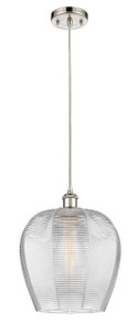 Norfolk - 1 Light - 12 inch - Polished Nickel - Cord hung - Mini Pendant (516-1P-PN-G462-12)
