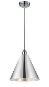 Berkshire - 1 Light - 16 inch - Polished Chrome - Cord hung - Mini Pendant (516-1P-PC-MBC-16-PC)