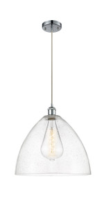Bristol - 1 Light - 16 inch - Polished Chrome - Cord hung - Pendant (516-1P-PC-GBD-164-LED)