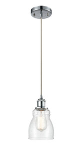 Ellery - 1 Light - 5 inch - Polished Chrome - Cord hung - Mini Pendant (516-1P-PC-G394)