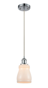 Ellery - 1 Light - 5 inch - Polished Chrome - Cord hung - Mini Pendant (516-1P-PC-G391)